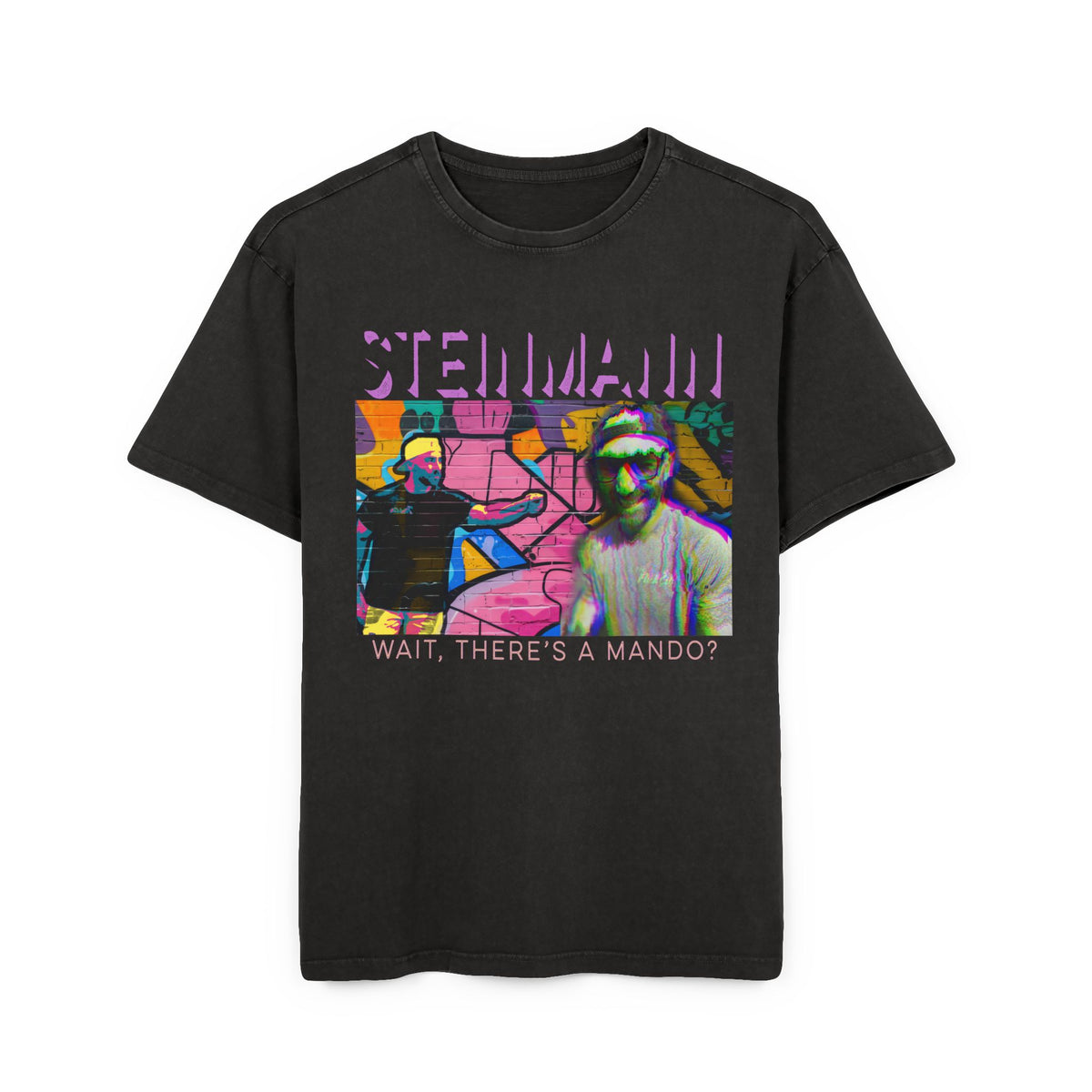 Wait, there's a Mando? Oversize Acid Washed Tee – FlickCityDiscs