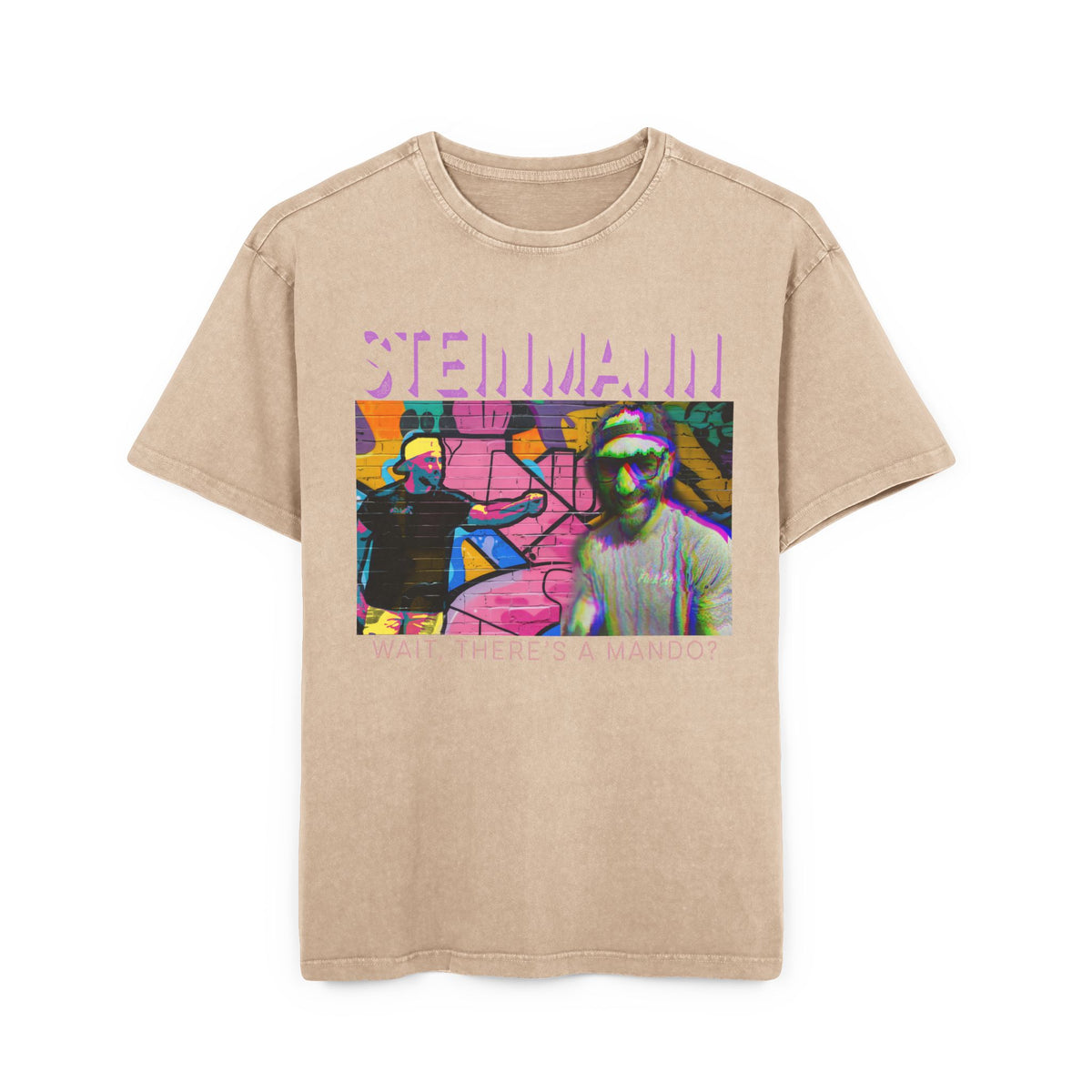 Wait, there's a Mando? Oversize Acid Washed Tee – FlickCityDiscs