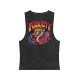 Flick City Dragon Stonewash Tank Top