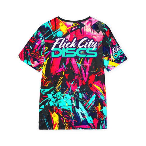 Flick City Graffiti Sports Jersey Black