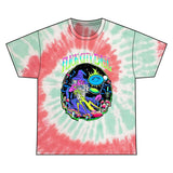 Retro Vibe Wizardly Putts Tie Dye T-Shirt