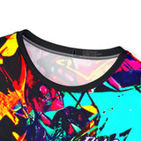 Flick City Graffiti Sports Jersey Black