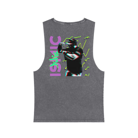 Stonewash Flick City Team Player Tank Top