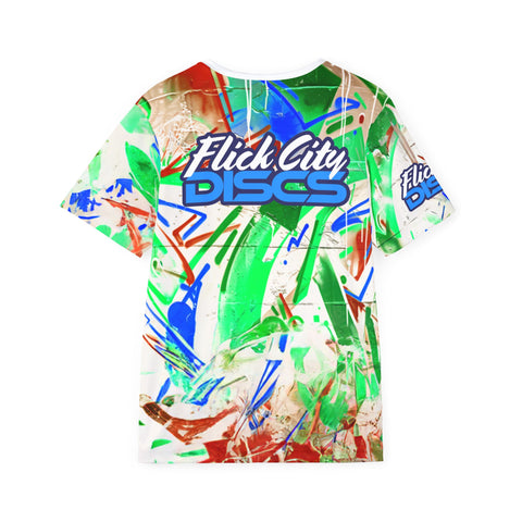 Flick City Graffiti Sports Jersey White