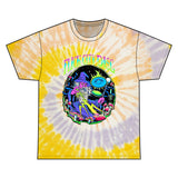 Retro Vibe Wizardly Putts Tie Dye T-Shirt