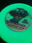 Lone Star Discs Horny Toad Texas State Championship Stamp