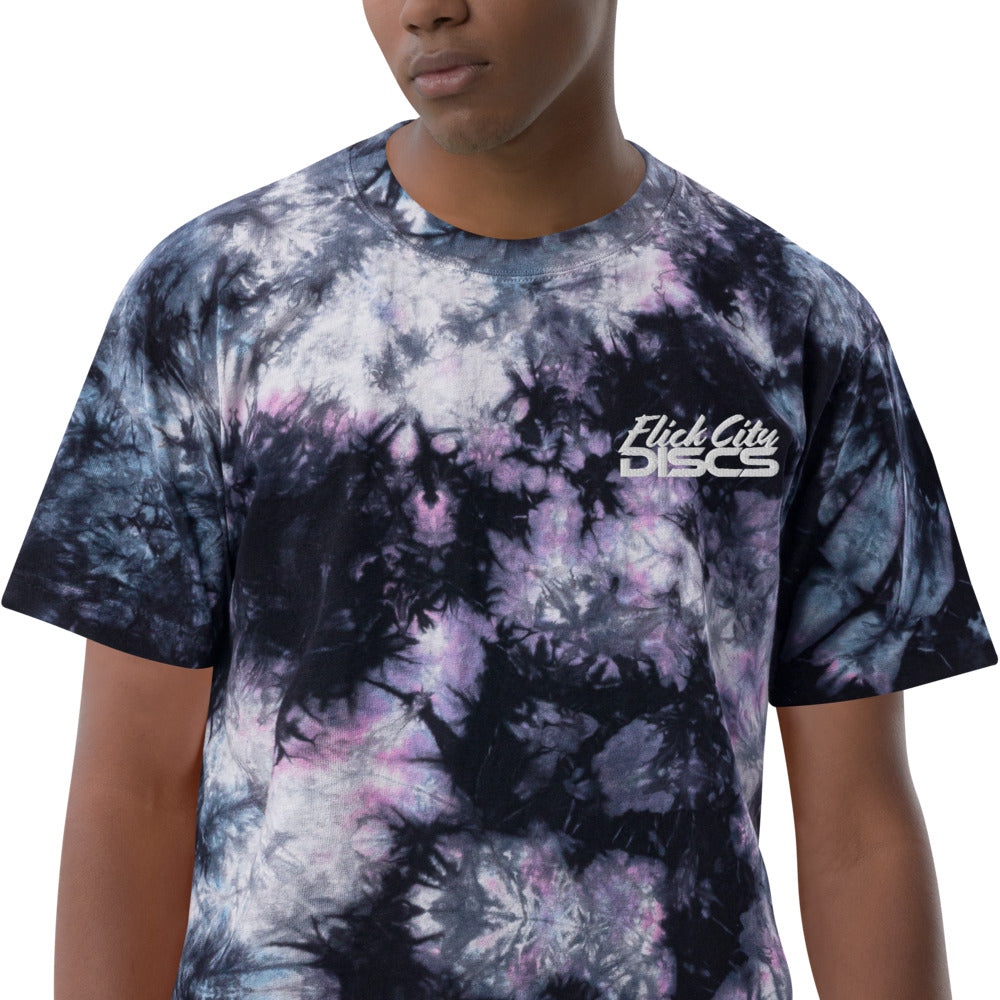 Oversized tie-dye t-shirt – FlickCityDiscs